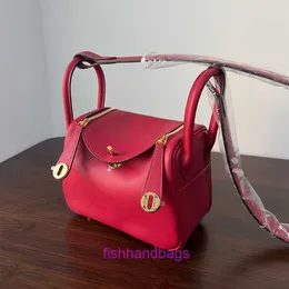 10a en kaliteli çanta kadın çanta tasarımcısı tote Herrmms lindiss çanta mini gerçek deri 26cm yastık çantası moda el yapımı bir omuz orijinal logo ile