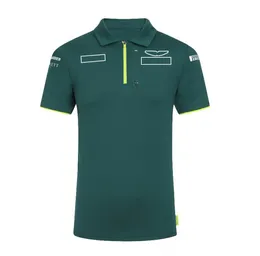 F1 Formula One T Shirts Competition Compleination Thirt Polo Shirt Team Fortsleeved Lapel Sports Racing Quickdrying Wor5972199