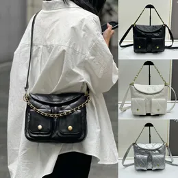 designer bag c hobo bag fashion designer leather chain shoulder bag oil wax skin gold hardware women crossbody messenger bag vintage luxury handbag high quality