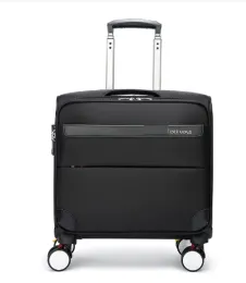 Carry-on 18-Zoll-Frauen unter Sitz Spinner Koffer Reise Rolling Gepäckbeutel Carryon Gepäck Koffer Frauen 18 "Reisewagen Tasche