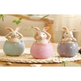 Party Decoration Easter Rabbit in Egg Nej Say Lyssna se Rabbits For Home Gift Kids 2009297178532 Drop Delivery Garden Festive Supplies OTYMS