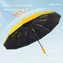 new 2024 Super Strong Windproof Automatic Folding Men's Umbrella, Large Reinforced 72 Bone,Sun and UV Protection Rain Umbrellas for