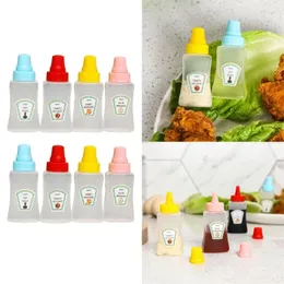 زجاجات التخزين 8pcs mini ketchup bottle contreiment seuce sauce sauce tool tool