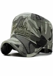 State USA US MARINES CORPS CAP HAT HATTI MILITALE CAMOUFFAGE FAT TOP HACK MEN COTTON HHAT USA NAVAGNO CAMO CAMO CAMO HAT6737896