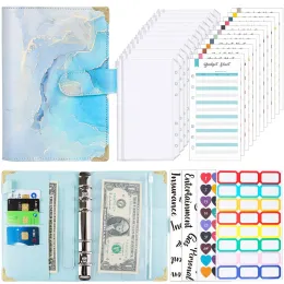 Binder Binder Binder ، A6 Cashicals للميزنة ، مخطط الميزانية مع الأظرف النقدية ، منظم المال نقدًا