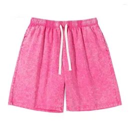 Shorts Women's Shorts Cotton 290G 2024 Summer maschile e sport lavati a tutta partita alla moda