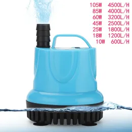 Akcesoria zanurzalna pompa wodna Ultra cicha pompa zanurzająca pompa akwariowa z 1,5 m/4,9 stóp przewód zasilający 2 dysze na fontannę, staw, ryby