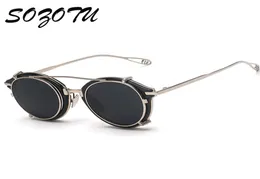 Ganzes 2016 Fashion Steampunk Goggles Round Sonnenbrille Frauen Männer Vintage Suns Gläses Damen für weibliche männliche Oculos YQ0213893409