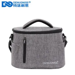 Bags DENUONISS New 2023 Insulation Lunch Box Bag Simple Fashion Lunch Bag Aluminum Foil Ice Pack Cooler Bag Factory Direct Sales