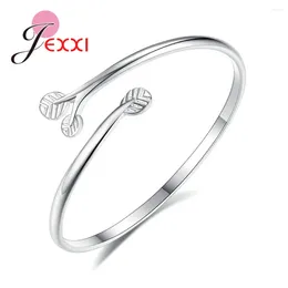 Link Armbänder Korean Trend Frauen 925 Sterling Silberbaum Zweig einstellbare Armband Öffnung Armreif für Mädchen Schmuck Freundschaft Geschenk