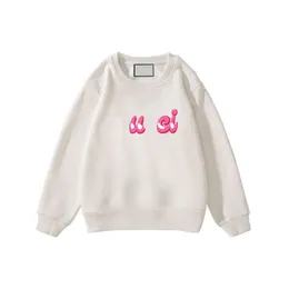 키즈 스웨트 셔츠 소년 소녀 후드 느슨한 편지 인쇄 셔츠 베이비 풀오버 탑 디자이너 스웨터 어린이 캐주얼 까마귀 아이 패션 의류 cxd2404202