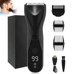 TRIMMER Body For Men bezbolesny epilator ładowna golarka dla wrażliwych obszarów bikini electirc Epilator Body Trimmer Zestaw 240411