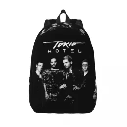 Ryggsäckar Tokio Hotel Rock Teenage Ryggsäck Lätt 6