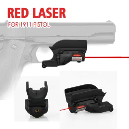 SCOPES PPT Billiga lasersyn Militära tillbehör Laser Aimer Red Laser Sight For 1911 Pistol för gevärsäckningsområde för jakt GS200022