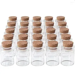 Flaschen 200 Stücke 5ml 22 30 mm Miniglas mit Holzkorken Stopper DIY Craft Babyparty Gefälligkeiten Gläsern