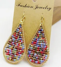 10pairlot Bohemian Fashion Dangle örhängen för hantverksmycken örhänge Gift Mix Colors EA5111844906186806