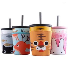 Canecas Boba Reutilizável Copo para chá de bolha e tamanho grande de bebidas geladas de café Smoothie Bob Ceramics