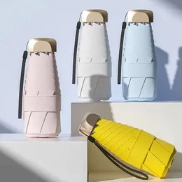 Mini Pocket Rain Sun Shade Women Rain UV Sun Capsule Business Paraply It Kids Paraply Parasol Paraply