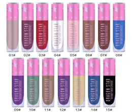 Lip Gloss Liquid Lipstick Makeup Wodoodporny długi połysk 3 Kolor Whole Cosmetics Lipstick Pocałowanie Poród trwa 6770648