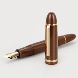 Ручки Новый 2022 Jinhao X159 Акриловый черный оранжевый темный темный фонтан