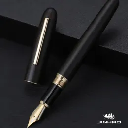 Pens Jinhao 9036 Naturholzbrunnen Stift 0,38/0,5/0,7 mm extra feine Nib Luxus Elegant Stift Schreibbüro -Schulmaterial Schreiberei