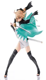 1pcs 245cm PVC Anime japonês Figura Aquamarina Sabre Okita Souji Ver Ação Figura Modelo Colecionável Toys Brinquedos5119983