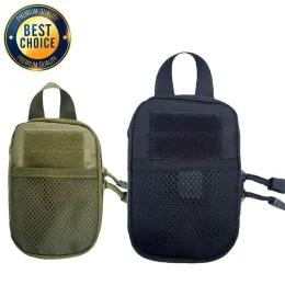 Pakiety Zestaw pierwszej pomocy Outdoor Tactical First Aid Mały EMT Medical Bag Molle Accessory Hunting Camping Torka telefoniczna CS (17x11x2cm)