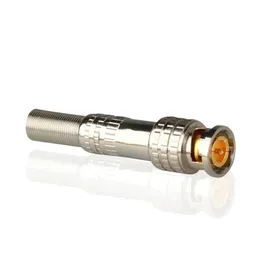 監視カメラコネクタBNCヘッドQ9ヘッドBNC American Gold-Freated Free Head BNC Connector Copper Pin Connector