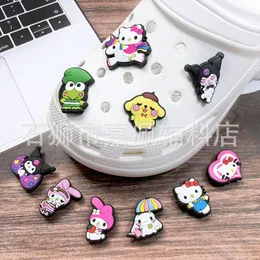 Anime Charms Großhandel Kindheitserinnerungen Melody Cats Girls Spielkameraden Funny Gift Cartoon Charms Shoe Accessoires PVC Dekoration Schnalle Weiche Gummi