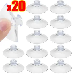 Akvarier 20/10/1st svamphuvudsugare PVC Fish Tank Transparent Glass Sucker Perforated Clear Suction Cups Window Decor Wedding Car