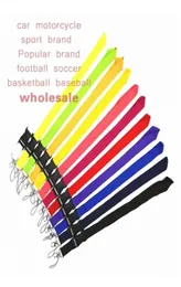 Özel logo cep telefonu kayışları Anahtar zincirleri toka kordonları çıkarılabilir rozet kolye moble spor markası Whole2860002