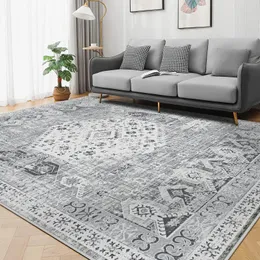 Tappeti lavabili 9x12 tappeto area: tappeti per soggiorno tappeto impermeabile a tappeto ultra morbido pavimenti in legno non slip (GRE
