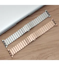 Роскошный браслет из нержавеющей стали для бабочки для Apple Watch Band 38 мм 40 мм 42 мм 44 мм для IWATCH Series 1 2 3 4 5 Strap5493081