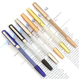 Crystal Diamond Ballpoint Pen Signature Pens 금속 비즈니스 광고 선물