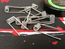 Alien Clapton Vorgefertigte Spulensicherung Clapton vorgefertigte Spulen Wrap vorgebauter SS316L Heizung Edelstahlmaterial SS 316L Drähte für RDA RBA LL