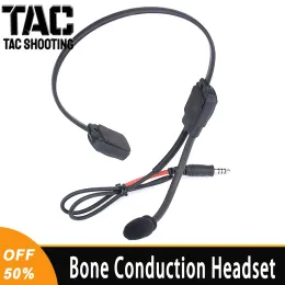 Accessories Military Tactical Hunting Headset Signal Bone Conduction Speaker MH180V Earphone Accessories Suitable For Interface 7.0PLUG PTT