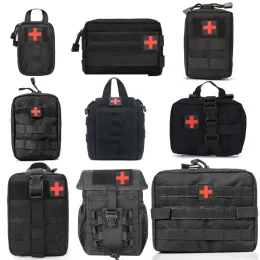 Tillbehör Hunting Molle Tactical midjepåse Survival First Aid Bag Military EDC Pack utomhus SOS POUCH MAN MEDICAL KIT MAST BELT RACKPACK