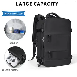 Backpack Women Waterproof Backpacks Multifunzionale per laptop da viaggio Aereo Bag di ricarica USB Outdoor