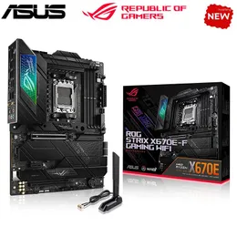 Placas-mãe para asus rog strix x670e-f games wifi soquete da placa-mãe AM5 AMD x670 Desktop original PCI-E 5.0 M.2 SATA3 placa principal