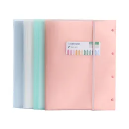 Wallets 30 Pages File Folder Letter A3 Size Document Organizer Transparent Insert Portable Extension Wallet File Sorting Storage Bags