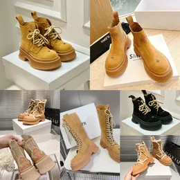 Designer Boots Trendy Women Short Booties Ankel Boot Luxury Soles Womens Party Heel Size 35-40 Vandring Desert SMFK GAI