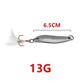 Iscas de iscas 5g21g colheres gancho metal 864 ganchos aguardadores de pesca de 10 peças 10 peças wmb62110436 entrega de gotas esportes ao ar livre Dhbsz