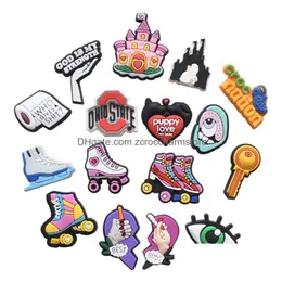 Charms Fast Delivery Custom Clog Shoe New Designer Soft Pvc Charm For Wholesale Drop Jewelry Findings Components Dhic5