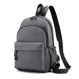 School Bags Male Shoulder Bag Men Purse Travel Mochilas Designer Fashion Backpack Soft Touch Multi-Function Small Mini