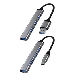 2024 جديد USB/C Hub 3.0 Type-C 3.1 4 Port Multi Splitter Adapter OTG USB لـ MacBook Pro 13 15 Air M1 Pro for Huawei PC Accessories for Huawei