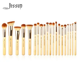 Jessup brushes 20pcs Bamboo Professional Makeup Brushes Set Make up Brush Tools kit Foundation Powder Brushes Eye Shader 2010089016312