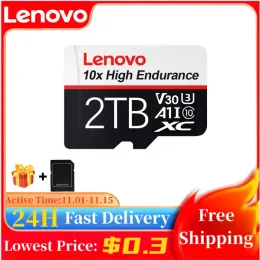 Kartlar Lenovo Class10 Bellek Kartı 2tb 1TB SD/TF Flash Bellek Kartı 512GB 256GB Yüksek Hızlı SD Kart 128GB Flash Kartı Telefon Kamerası PS4