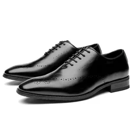 Мужские кожаные туфли мужская обувь для ботинки All-Match Casual Oxford Party обувь для обуви формальной роскошной модной жених свадебные обувь