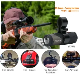 Câmera de câmera ao ar livre de câmeras controle de aplicativos Wi -Fi Full HD 1080p Ação Câmera de vídeo para argila Capacete de caça de caça esportiva DV Extreme