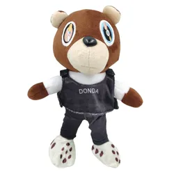 Designer Bear Dolls Plush Toys Schode Animals Kanye Teddy Room Decor dla dzieci Prezenty Bożego Narodzenia